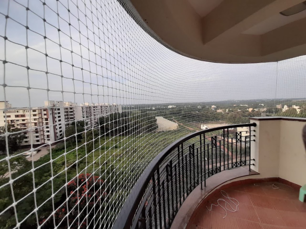 Balcony Safety Nets in Bangalore. Call 8296599143 for Quote