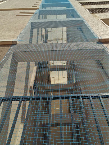 Duct Area Safety Nets Fixing in Bangalore | Call 8296599143 Shaan Safety Nets | Leading Trader In Bangalore